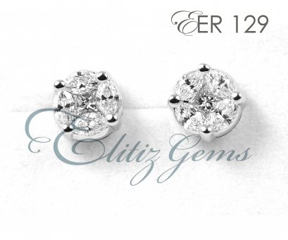 ต่างหูเพชร EER129